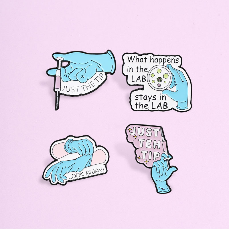 Medical Lab Humor - Broches e Pins de Lapela de