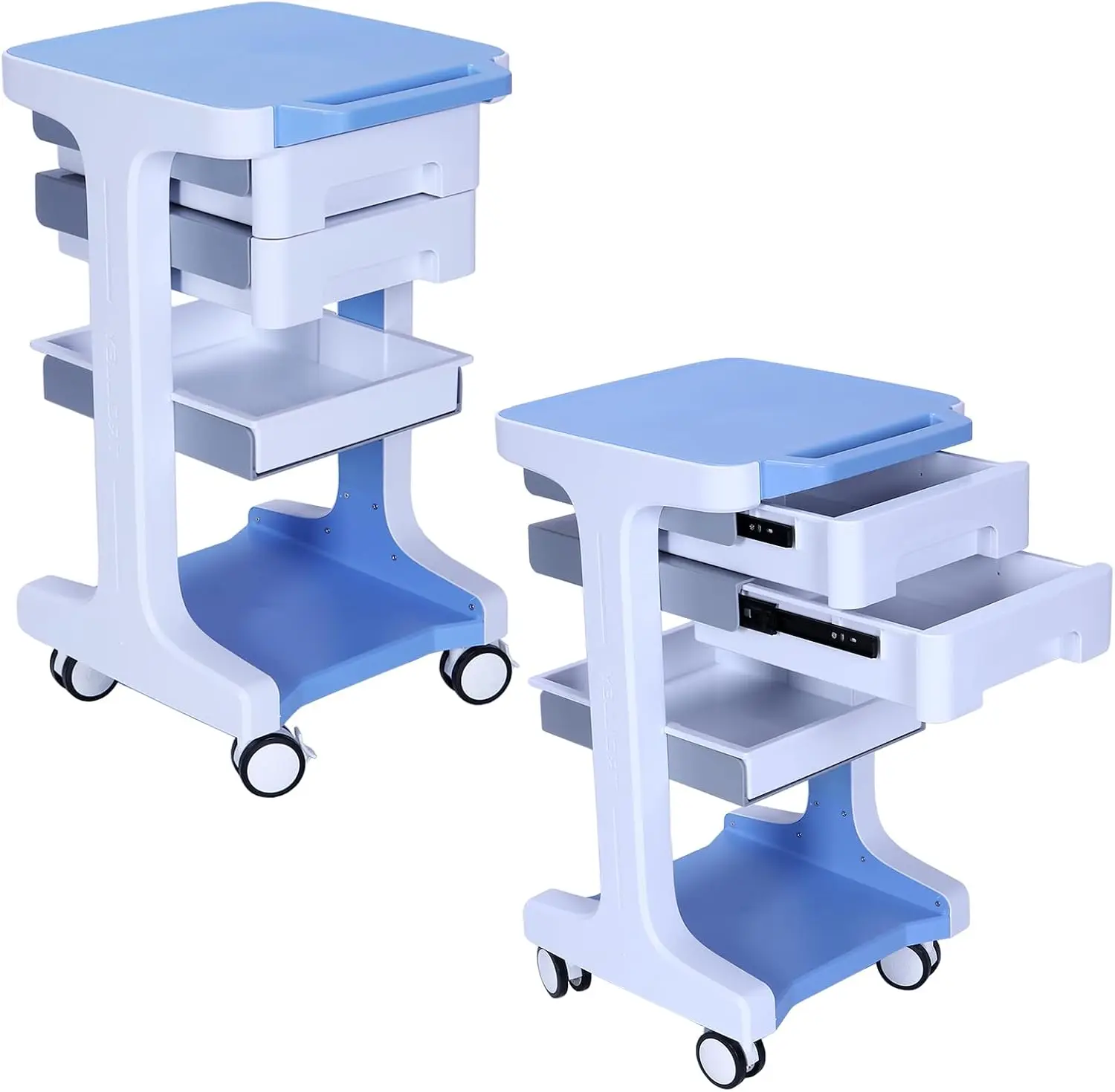 Medical Lab Ultrasound - Carrinho Médico de 3 Níveis com