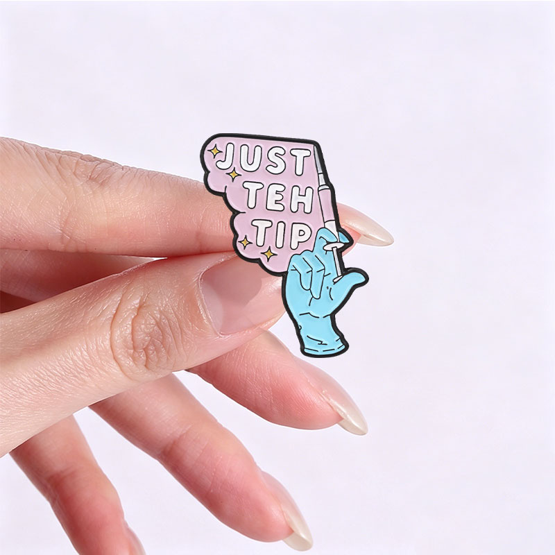Pin de Esmalte com Citação Eng - Medical Lab Humor avaliação e preço
