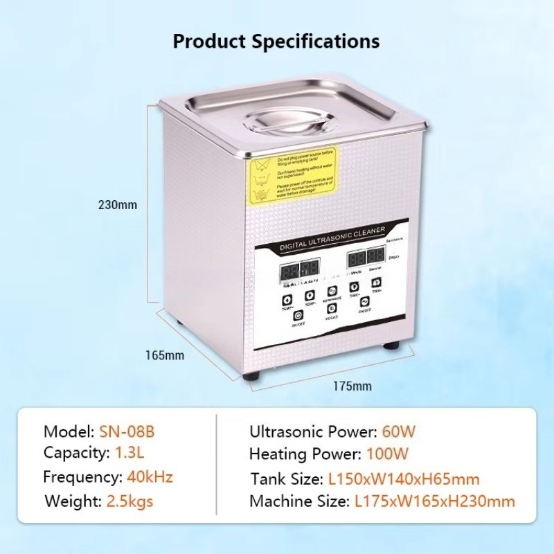 SN-08B 1.3l limpador ultrassôn - Medical Lab Ultrasound avaliação e preço