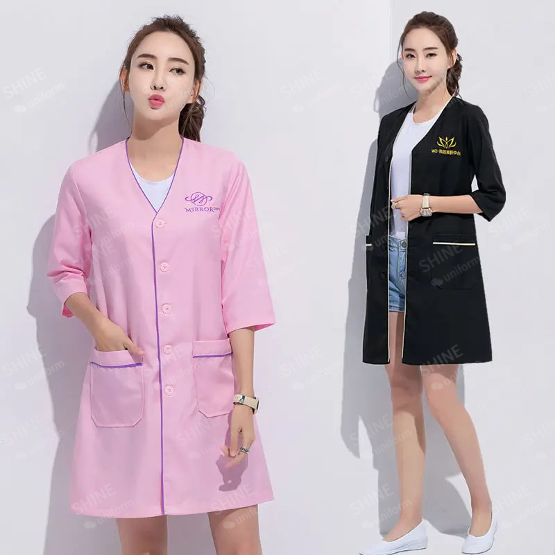 Uniforme de beleza esteticista - Medical Lab Management avaliação e preço